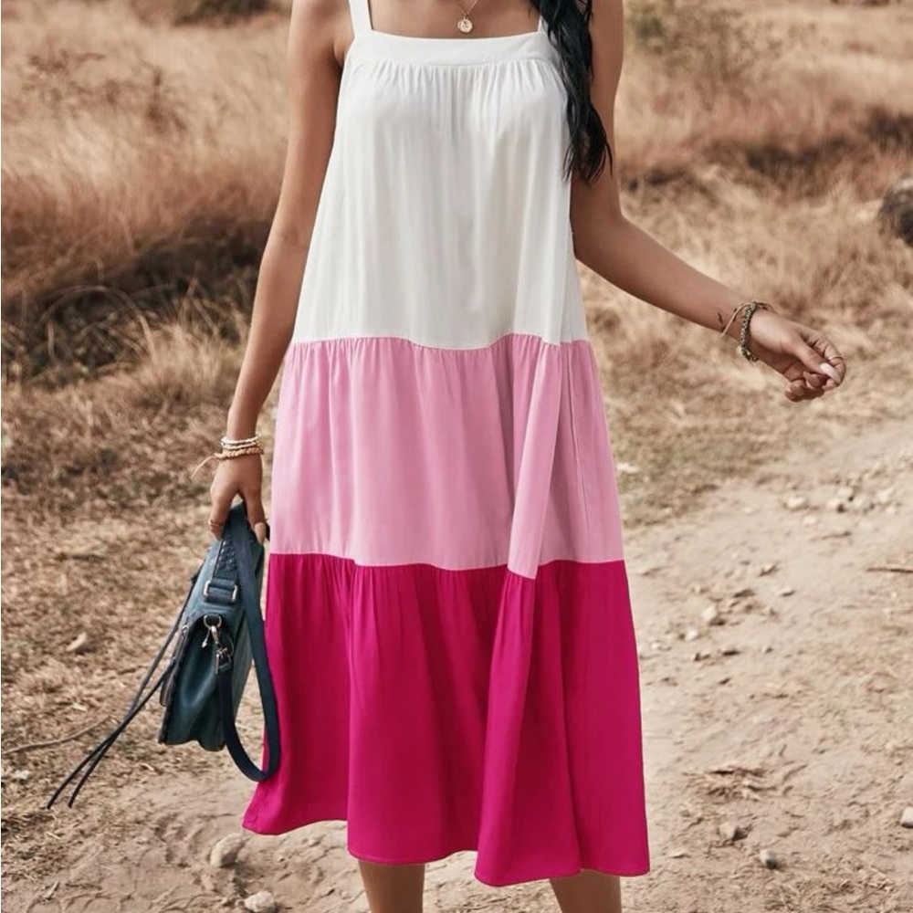 SHEIN cut and see cami dress